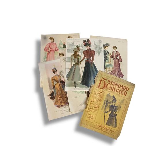 The Standard Designer Antique Ephemera McCalls Advertisements Junk Journal - Picture 1 of 9